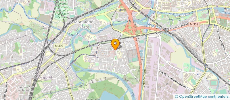 localisation de l'entreprise DELIL à STRASBOURG
