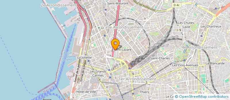 localisation de l'entreprise DELIL à MARSEILLE