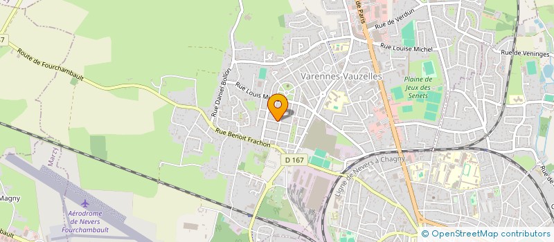 localisation de l'entreprise DELILA-BAT à VARENNES-VAUZELLES