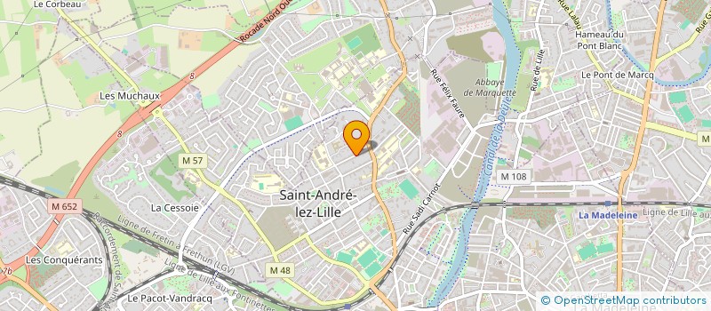 localisation de l'entreprise DELILLE  SAINT-ANDRE