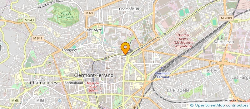 localisation de l'entreprise DELILLE FONCIER  CLERMONT-FERRAND