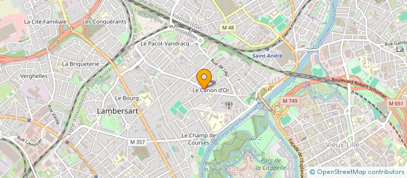 localisation de l'entreprise DELIM  LILLE