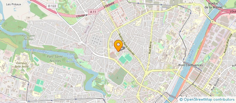 localisation de l'entreprise DELIMEL à ANGERS