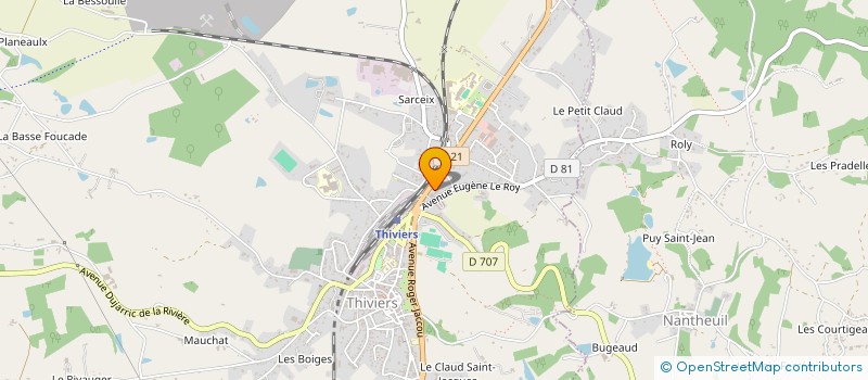 localisation de l'entreprise DELIMIT à THIVIERS