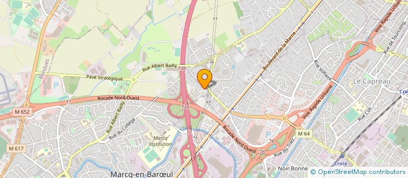 localisation de l'entreprise DELIMMO 1 à MARCQ-EN-BARŒUL