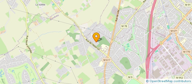 localisation de l'entreprise DELIMMO à RONCQ