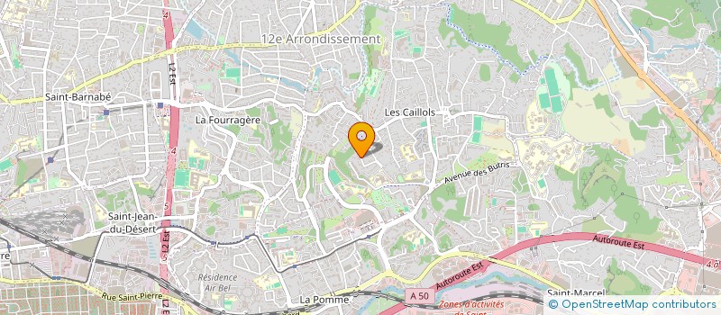 localisation de l'entreprise DELIMMO à MARSEILLE 1