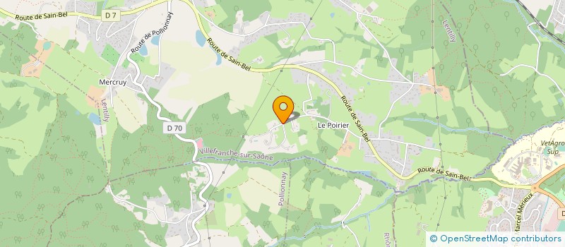 localisation de l'entreprise DELIMMO  LENTILLY