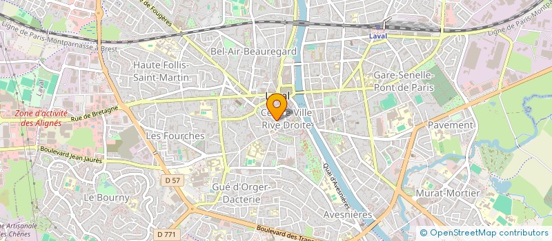 localisation de l'entreprise DELIMMO à LAVAL