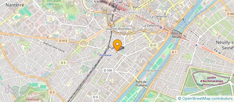 localisation de l'entreprise DELIN URBANIACK à PUTEAUX