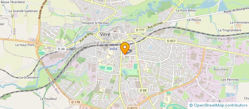 localisation de l'entreprise DELINEA  VITRE