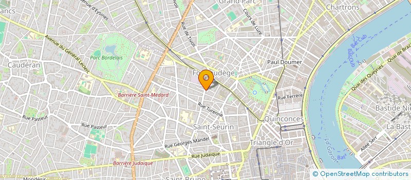 localisation de l'entreprise DELINEAVIT ARCHITECTURE  BORDEAUX