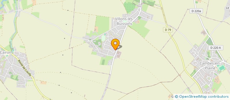 localisation de l'entreprise DELINVEST IMMO  VILLONS-LES-BUISSONS