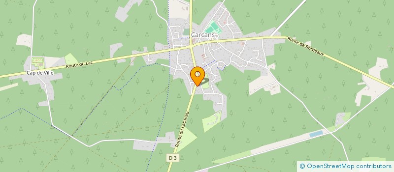 localisation de l'entreprise DELIO  CARCANS