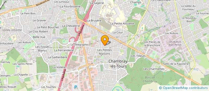 localisation de l'entreprise DELION CHAUVEAU  CHAMBRAY-LES-TOURS