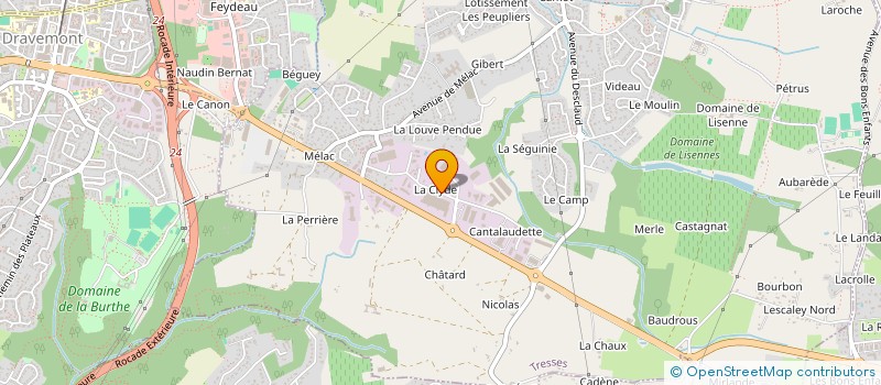 localisation de l'entreprise DELION GROUP  TRESSES