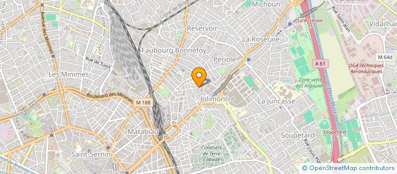localisation de l'entreprise DELION LMNP RUE DESSALLES à TOULOUSE