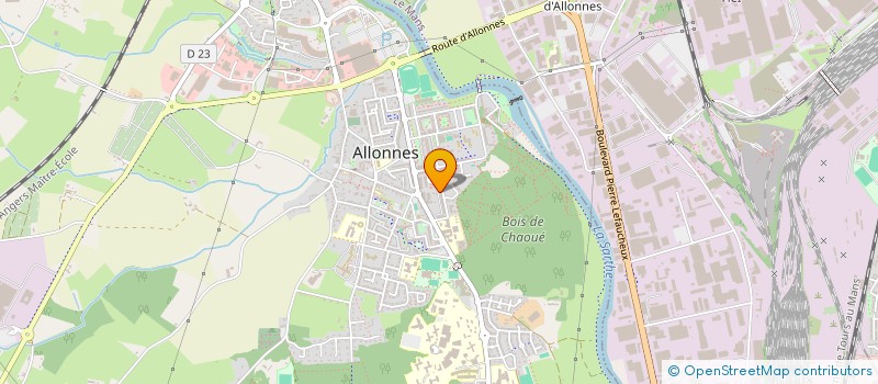 localisation de l'entreprise DELION R EVENTS  ALLONNES