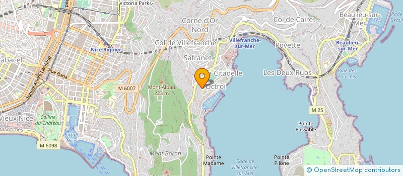 localisation de l'entreprise DELIOSPORT à VILLEFRANCHE-SUR-MER