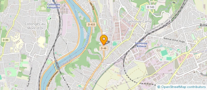 localisation de l'entreprise DELIOTEC  FONTAINES-SUR-SAONE