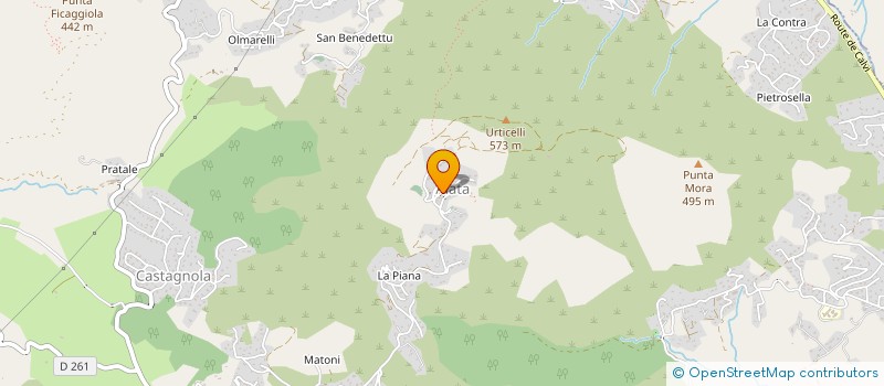 localisation de l'entreprise DELIPERI CLIM PLOMBERIE 2A à SARROLA-CARCOPINO
