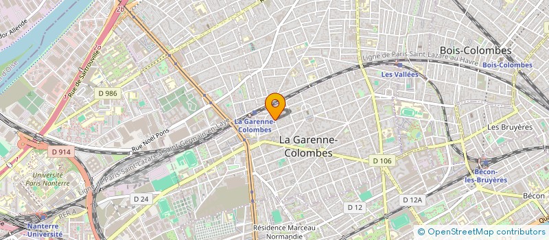 localisation de l'entreprise DELIRE à LA GARENNE-COLOMBES
