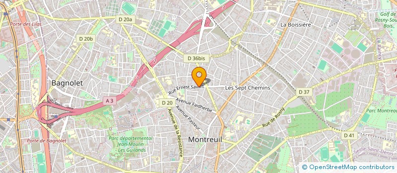 localisation de l'entreprise DELIRE DE VIVRE à MONTREUIL