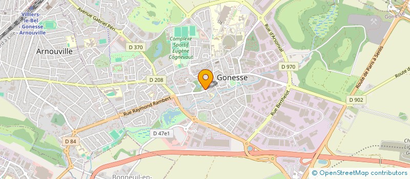 localisation de l'entreprise DELIRES à GONESSE