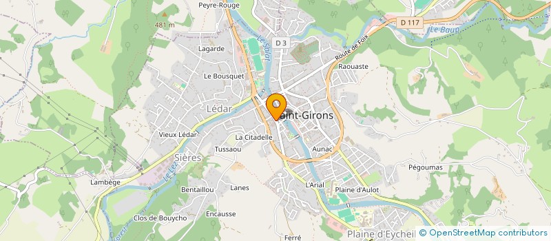 localisation de l'entreprise DELIRES DE FILLES à SAINT-GIRONS