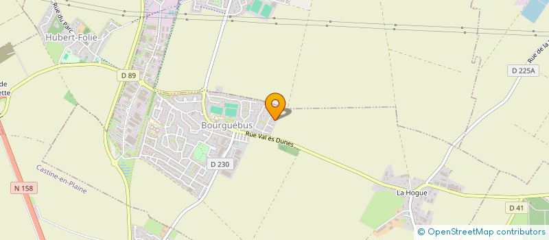 localisation de l'entreprise DELIS INVEST  BOURGUEBUS