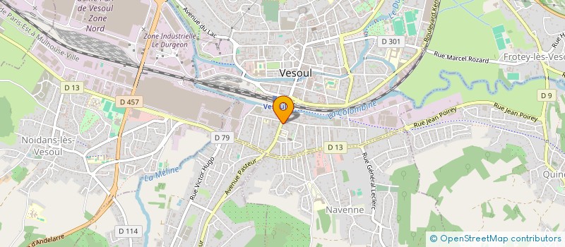 localisation de l'entreprise DELISAS à VESOUL