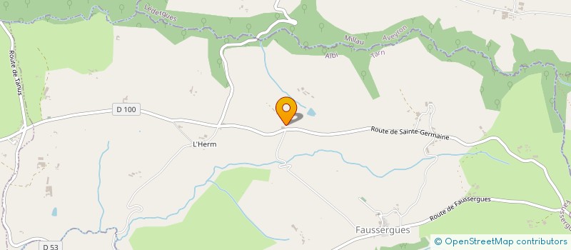 localisation de l'entreprise DELISLE CARRIERES ET GRANULATS  TANUS