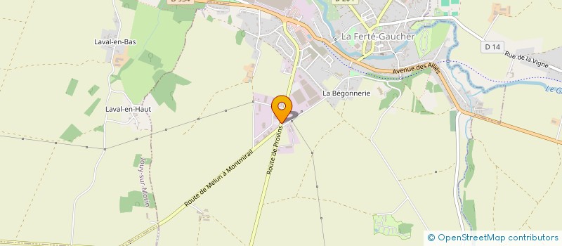 localisation de l'entreprise DELISLE LAVAGE à LA FERTE-GAUCHER