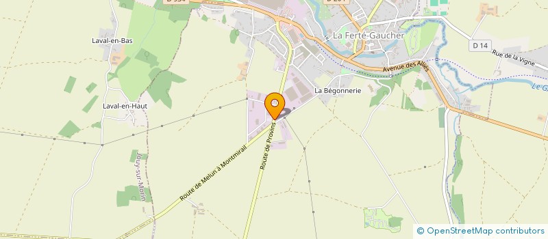 localisation de l'entreprise DELISLE SERVICES SAS  LA FERTE-GAUCHER