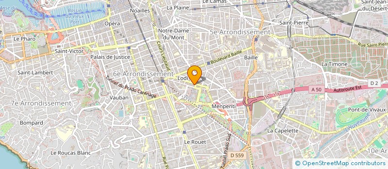 localisation de l'entreprise DELISS à MARSEILLE
