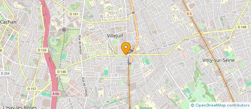 localisation de l'entreprise DELISS COFFEE  VILLEJUIF