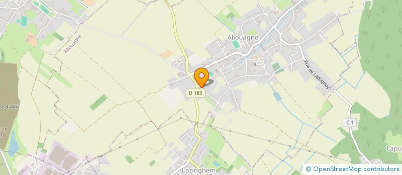 localisation de l'entreprise DELIST à ALLOUAGNE