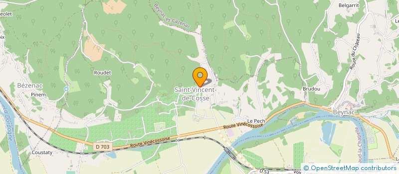 localisation de l'entreprise DELISTRO  SAINT-CYPRIEN