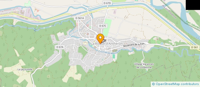 localisation de l'entreprise DELISWEET à LA ROQUE-D'ANTHERON