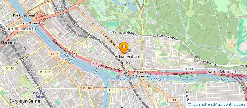 localisation de l'entreprise DELIT D'OR à CHARENTON-LE-PONT