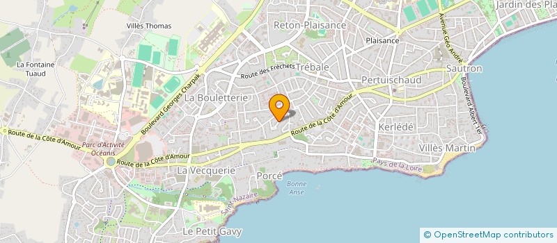 localisation de l'entreprise DELIT DE FLUTES à SAINT-NAZAIRE