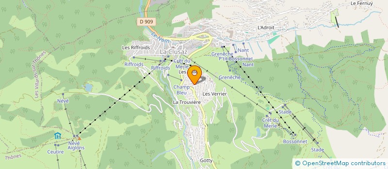 localisation de l'entreprise DELIT DE FUITE  TENCE