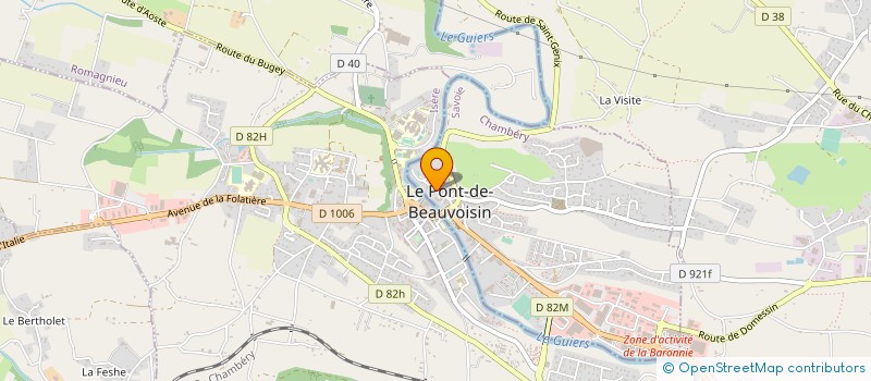 localisation de l'entreprise DELIT DE FUITE à LE PONT-DE-BEAUVOISIN