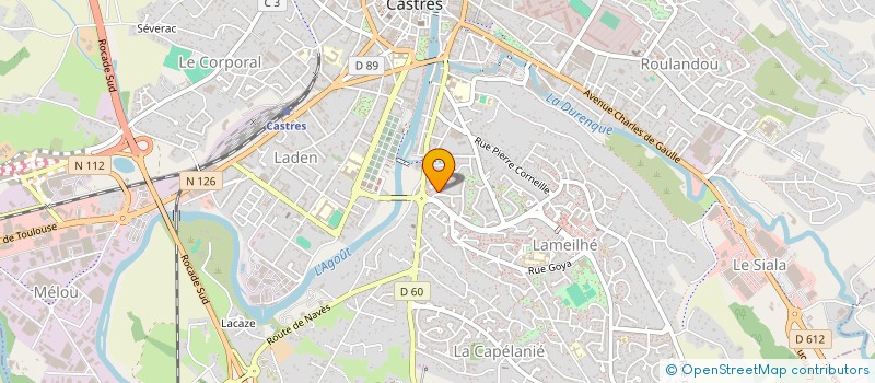 localisation de l'entreprise DELIV'AT  CASTRES