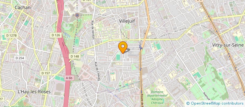 localisation de l'entreprise DELIV COURSES à VILLEJUIF