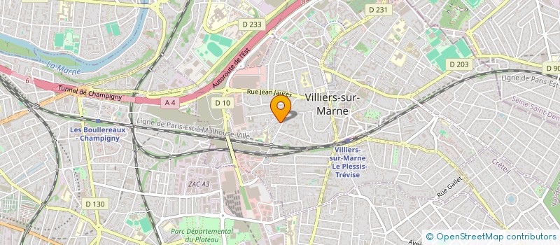 localisation de l'entreprise DELIVAL à VILLIERS-SUR-MARNE