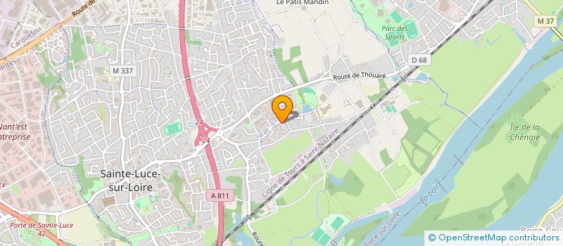 localisation de l'entreprise DELIVERY EXPRESS à CARQUEFOU