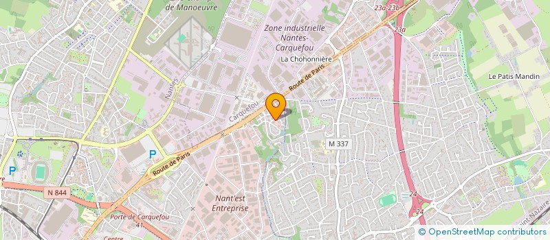 localisation de l'entreprise DELIVERY XPRESS  NANTES