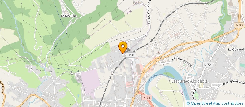 localisation de l'entreprise DELIVIANDE  ONET-LE-CHATEAU