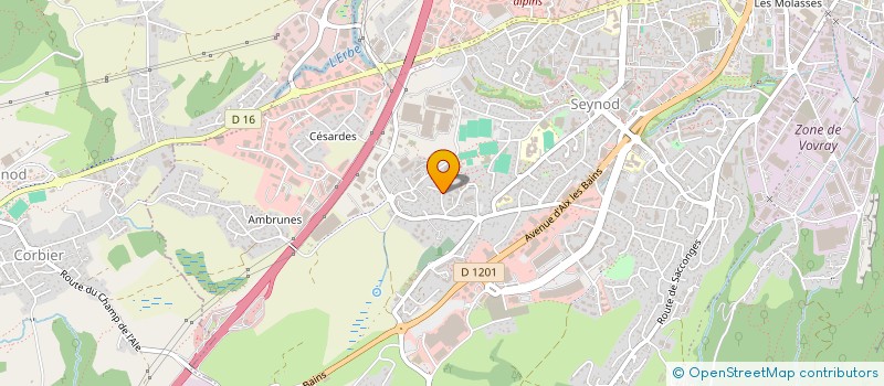localisation de l'entreprise DELIVR'HOME à ANNECY
